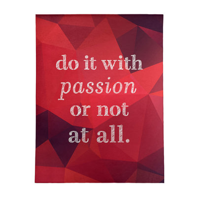 Tapis de poly-chenille en poly-citation passion