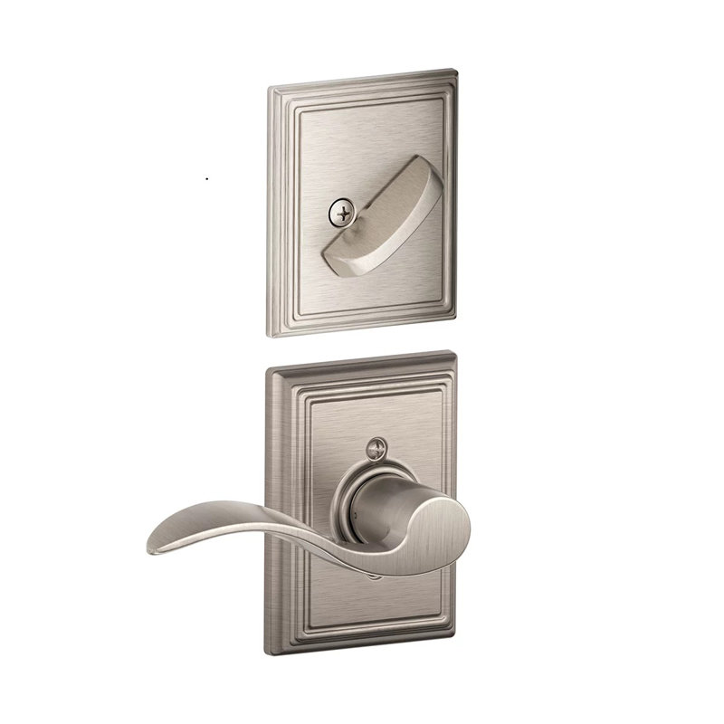 Accent Interior Dummy Entry Set, Left, Satin Nickel