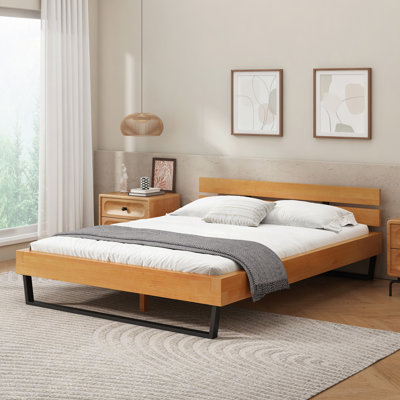 Pine Wood Bed Frame