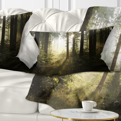 Not Solid Color Throw Pillow