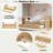Platform Bed With 3 Drawers And Trundle-79815068