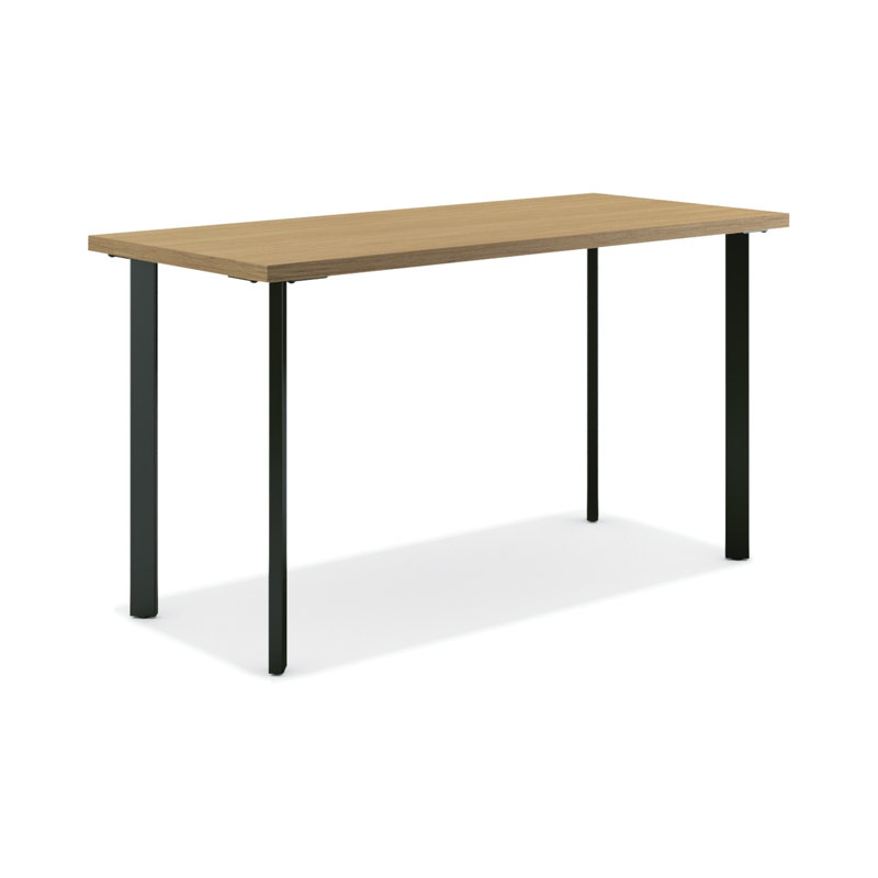Bureau de table HON Coze, plateau naturel Recon, cadre noir, l 54 po, Naturel Recon / noir, L 54 po x P 24 po