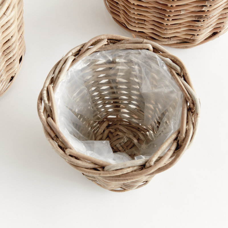 Normandy Rattan Planter Set