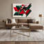 «Geometric Abstraction 39», art mural sur toile grise-175027049