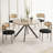 Saveta Round Metal Base Dining Table-97872693-97872694-97872695