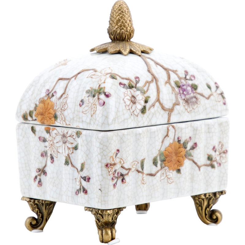 Ormolu Handmade Ceramic Decorative Box