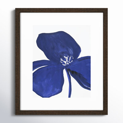 Clarisse "Indigo Petal II" Painting