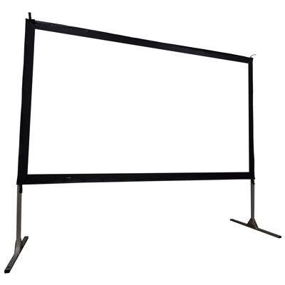 Écran de projection cinéma blanc à cadre pliable