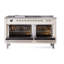 ILVE Nostalgie II Noblesse 60 in Dual Fuel Range 7 Burner, Griddle, Frenchtop-1763835657-1763835679