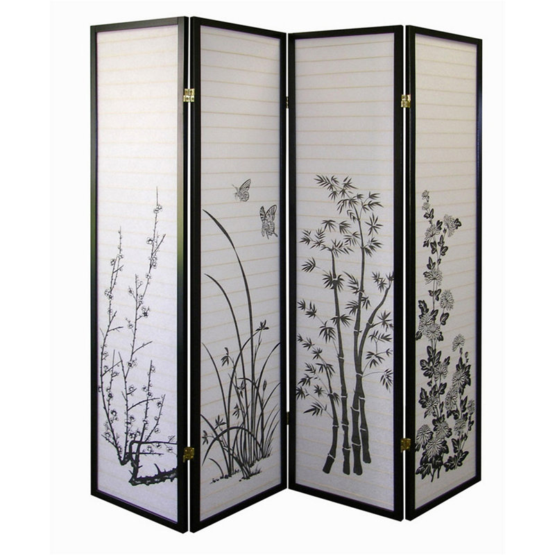 70" Tall 4-Panel Screen / Room Divider