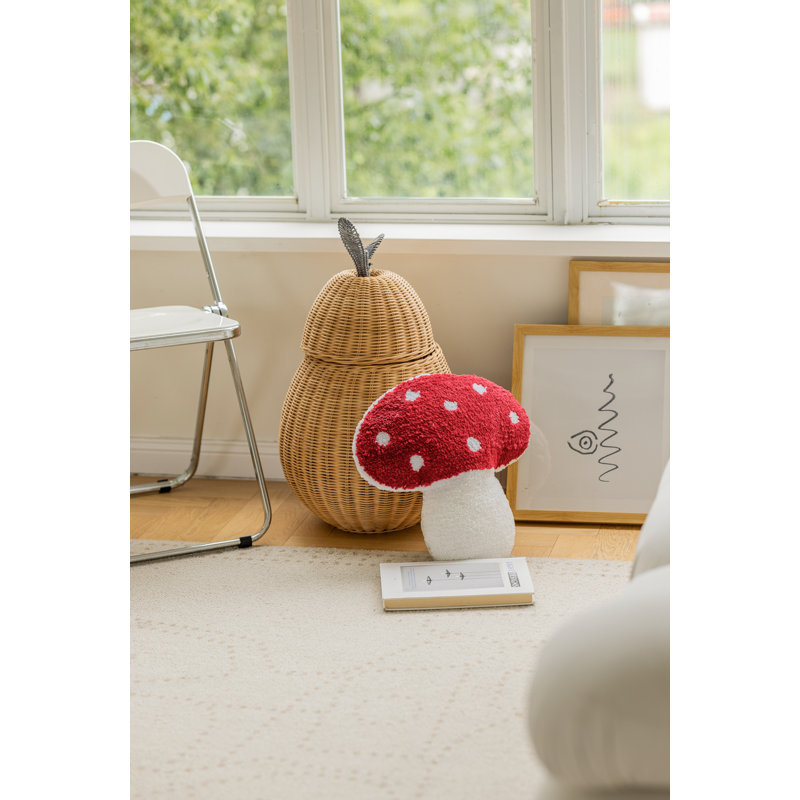 Coussin Jazirah, Rouge / blanc