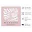 «Botanical Matisse Leaf Blush», reproduction d'art moderne sans cadre Mid-Century-488971042