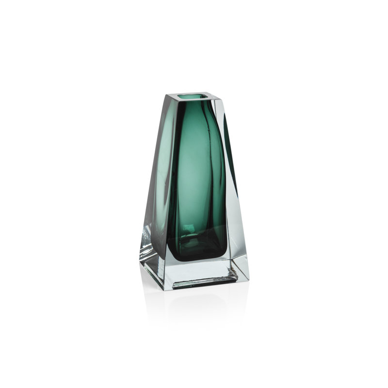 Vase de table en verre Lucrezia, Vert