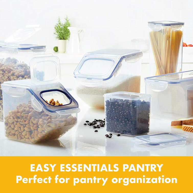  LOCK & LOCK Easy Essentials Food Storage lids/Airtight  containers, BPA Free, 54 Ounce, Clear : Home & Kitchen