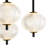 3-Light Oval Acrylic Dimmable LED Semi-Flush Mount