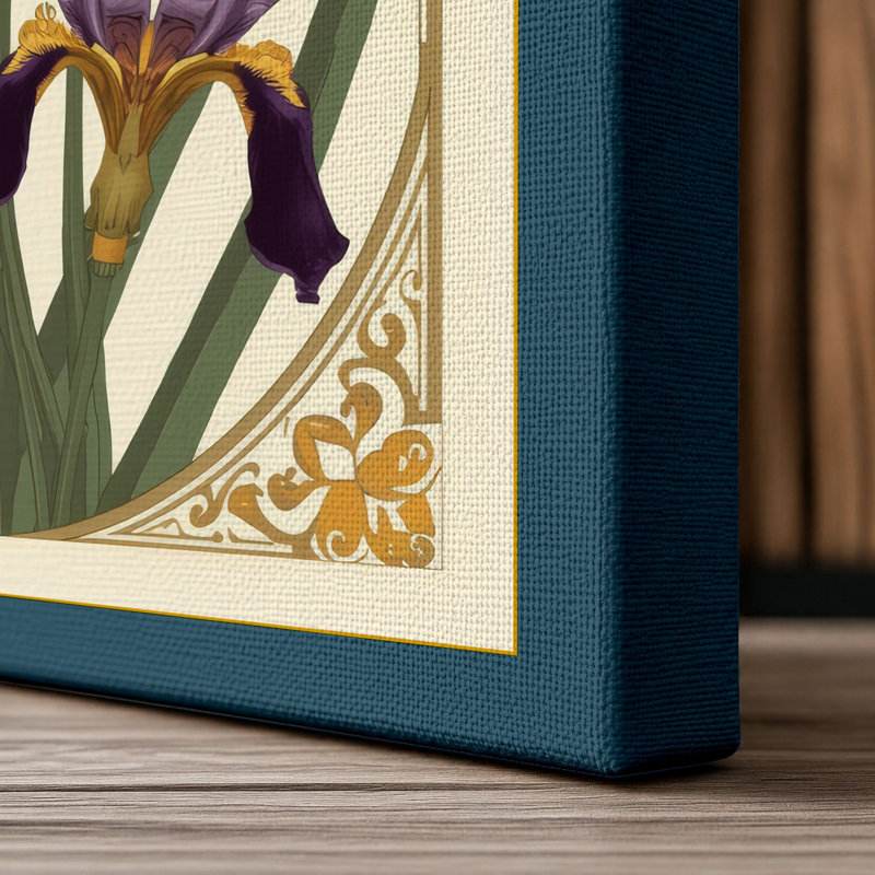 Print, 36x24 - 91.4 x 61.0 cm, Teal Border