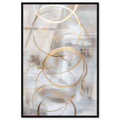 «Dune Impressions II», art mural en verre acrylique ultra-lustré encadré par Art Remedy, cadre noir, 10 x 15