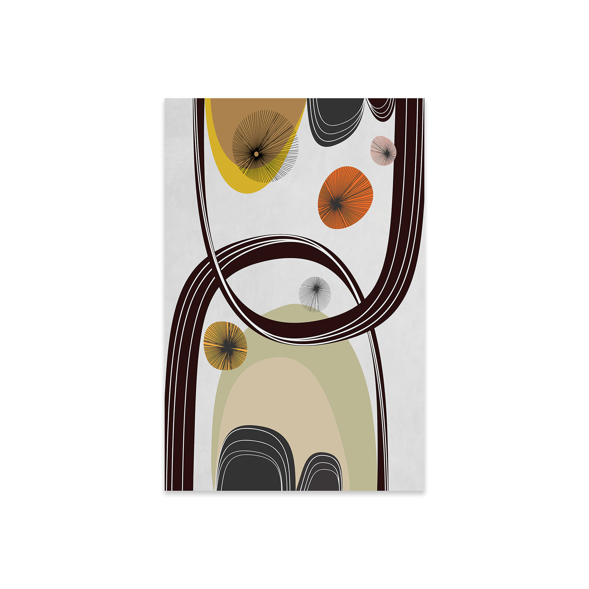 Winston Porter Floating Forms Print On Acrylic Glass - Wayfair Canada