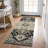 Bellaya Black Washable Indoor-Outdoor Rug - -963769512