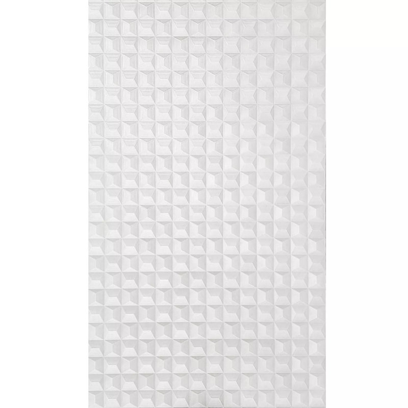 Rouleaux de papier peint géométrique texturé carré géométrique Illusion Geo