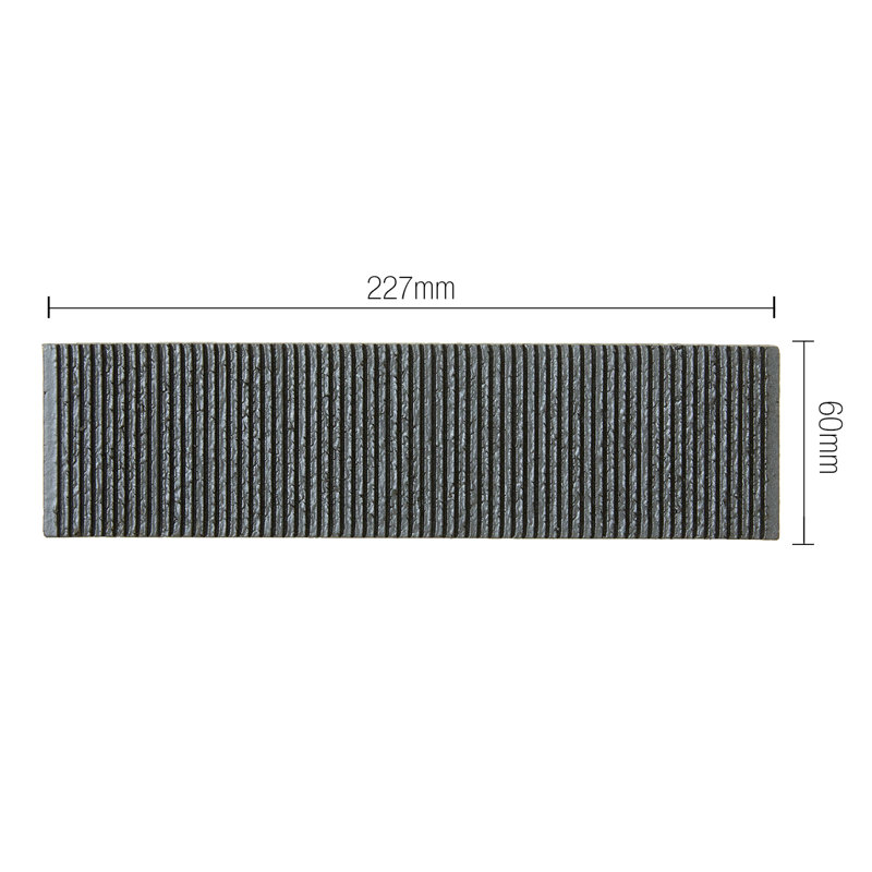 Hikkaki Singular Tile, Black