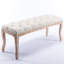 Ensemble de salle à manger rectangulaire de 70 po pour 6 personnes avec banc et chaises rembourrés Djanira-131408114-131408121-131408123