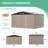 10 Ft. W X 12 Ft. D Metal Storage Shed