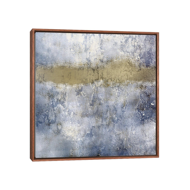 Stream by Kimberly Allen - Painting on Canvas, 66.04 cm H x 66.04 cm W, Brown Framed Canvas
