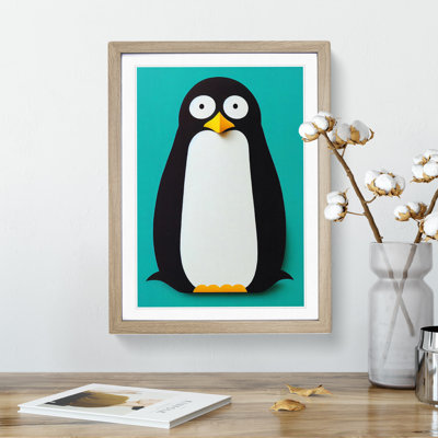 Unique Penguin Art No.1 Abstract - Wall Art