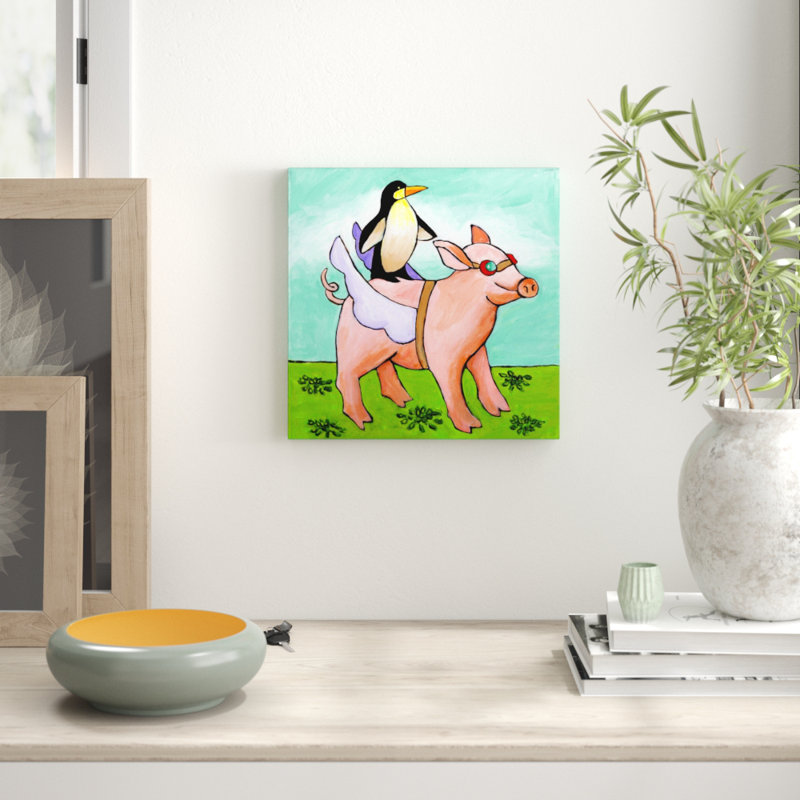Janet Nelson - Wrapped Canvas Painting, 45cm H x 45cm W x 3.81cm D