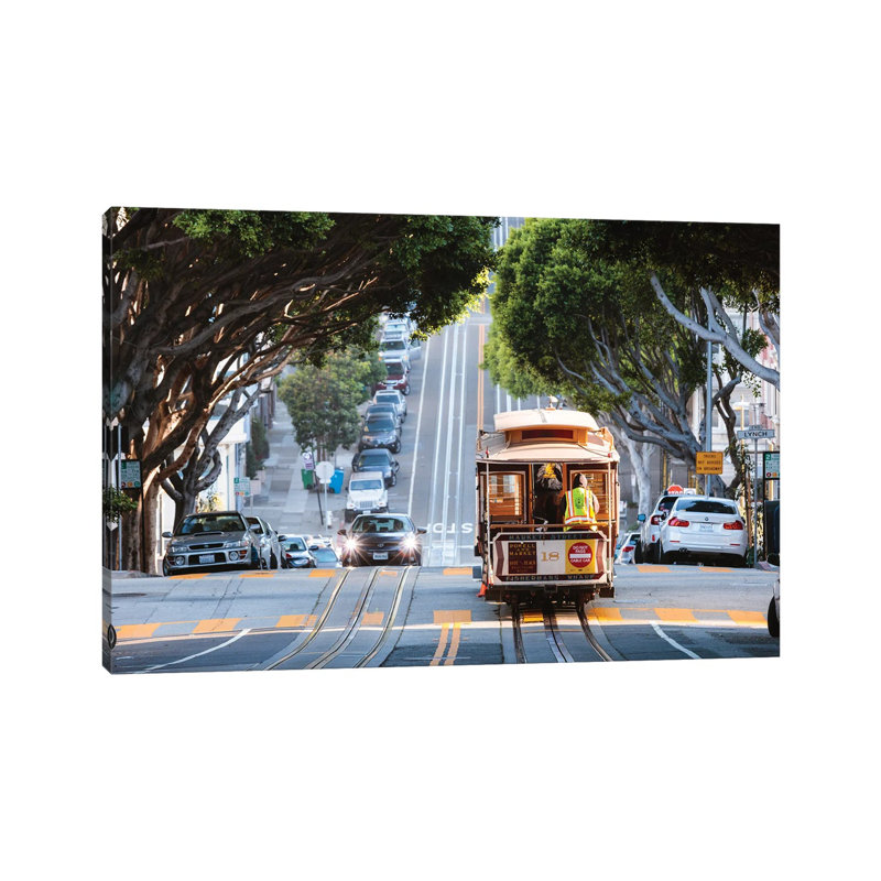 San Francisco Tram I by Matteo Colombo - Wrapped Canvas Gallery-Wrapped Canvas Giclée, 152.5 cm H x 101.5 cm W