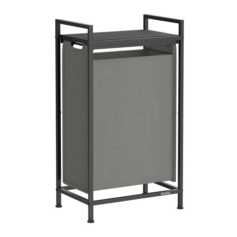 Laundry Hamper, Slate Grey/Charcoal Grey