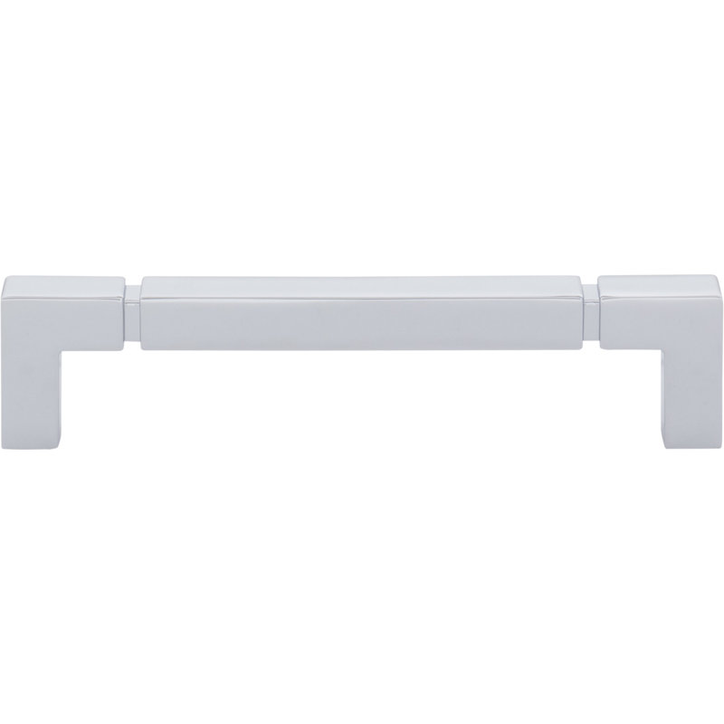 Langston Bar Pull, 5 1/16" Center To Center, Polished Chrome