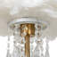 Lampe de table en plumes roses-2081080217