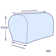 Pizarro Super Soft Stretchy Texured Grid Box Cushion Armrest Slipcover