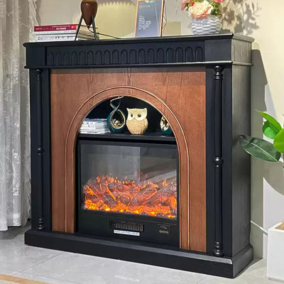 Wanlut Solid Wood Electric Fireplace