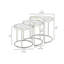 Ensemble de 3 tables basses