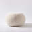 18.8" Wide Round Upholstered Pouf Ottoman