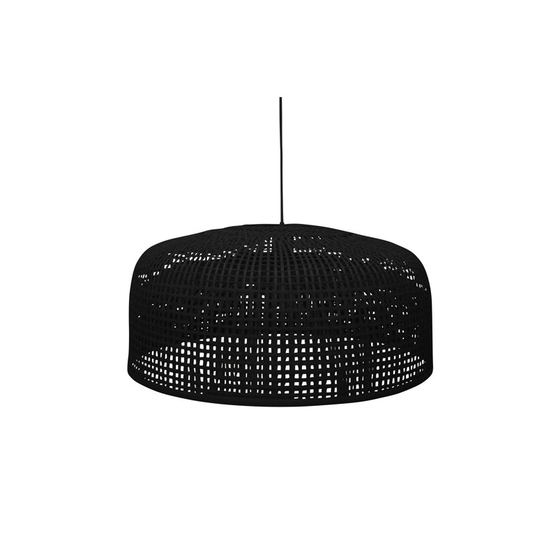 1 - Light White Pendant, Black, Black