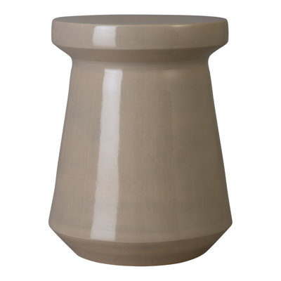 Vic 22"H Handcrafted Ceramic Garden Stool