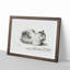 The Cat by Jean Bernard - Picture Frame Art Print-55639731-55639733