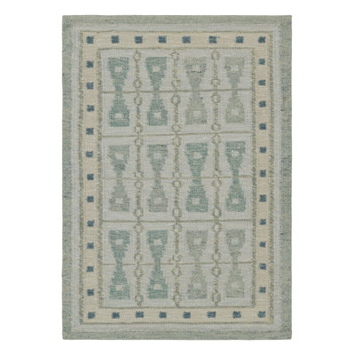 Scandinavian Wool Geometric Area Rug
