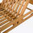 ACACIA WOOD ADJUSTABLE LOUNGE CHAIR, TEAK FINISH UNCUSHIONED PATIO CHAIR FOR BACKYARD POOL GARDEN