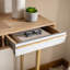 Bureau en bois massif Leni