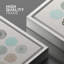 «Cercles pastel multicolore vert, brun et noir» sur-99142211-99142210
