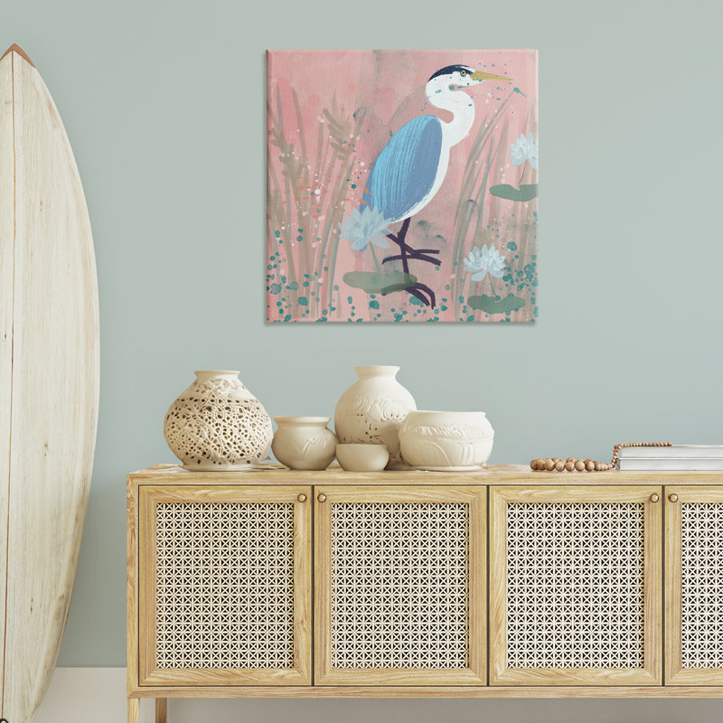 «Coastal Bird» par Juliet Rose Philips, H 36 po x l 36 po