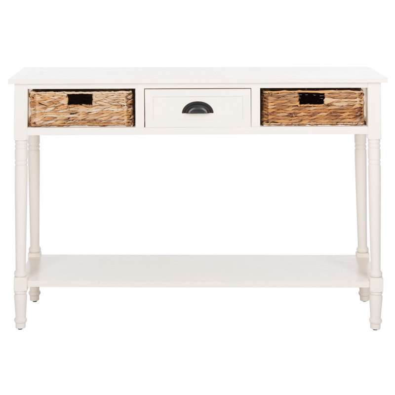 Painswick 113.03Cm Console Table, Distressed White