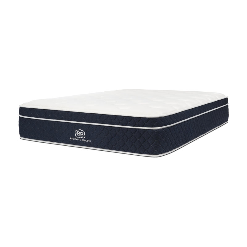 Brooklyn King 14" Plush Hybrid Mattress with Cooling Gel Foam