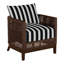 Fauteuil demi-tonneau d'extérieur en résine et en osier Peninces N-Dura-48655849-70104867-93663360