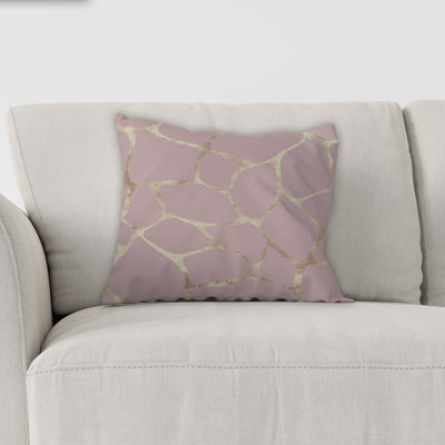 Cotton Blend Outdoor Reversible Throw Pillow